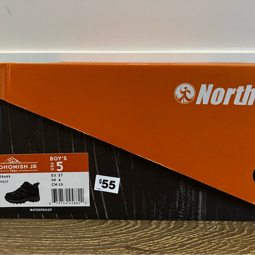 Northside Boy’s Navy/Volt Hiking Waterproof Boot 314907B489 - Picture 14 of 14